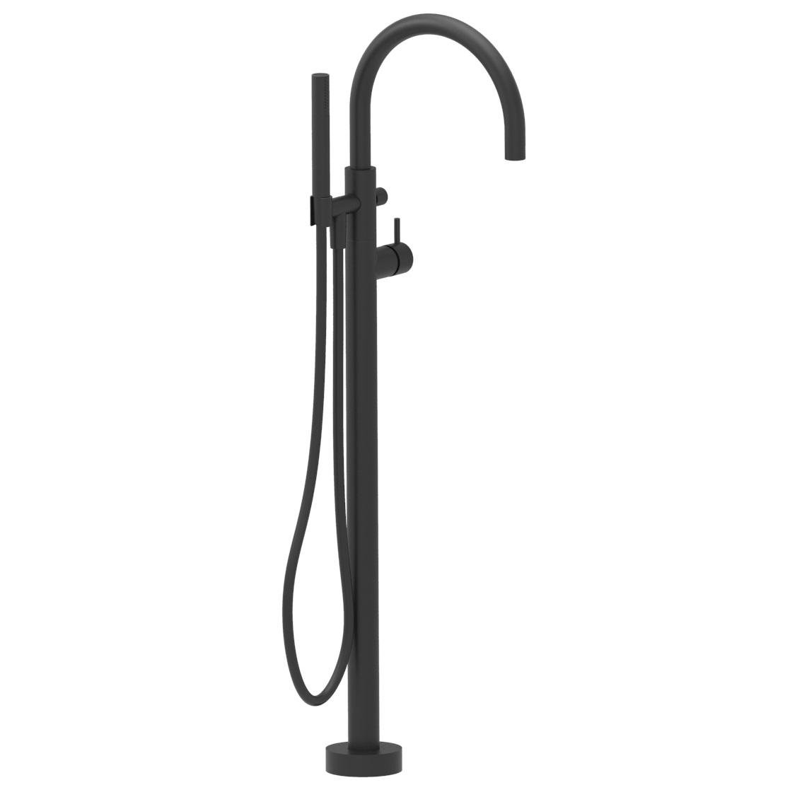 Змішувач для ванної Devit ART 15061140B підлоговий Чорний (166517)