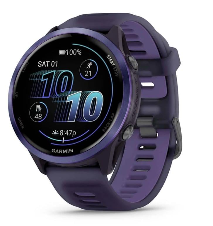 Смарт-годинник Garmin Forerunner 570 47 мм Indigo Aluminium with Translucent Imperial Purple/Indigo Band (010-02971-02) Смарт-годинник Garmin Forerunner 570 47 мм Indigo Aluminium with Translucent Imperial Purple/Indigo Band (010-02971-02)
