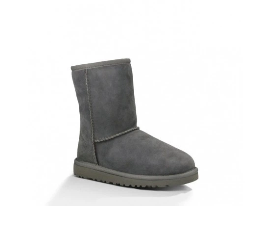 Уггі дитячі для дівчинки замшеві середні UGG Classic Short Kids Grey р. 31 Сірий (28967)
