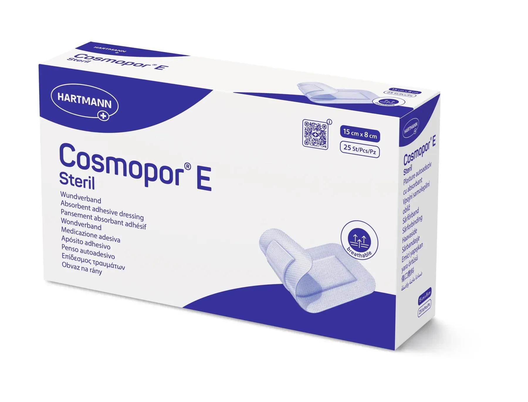 Пов'язка стерильна пластирна Cosmopor E 15x8 см 1 шт.