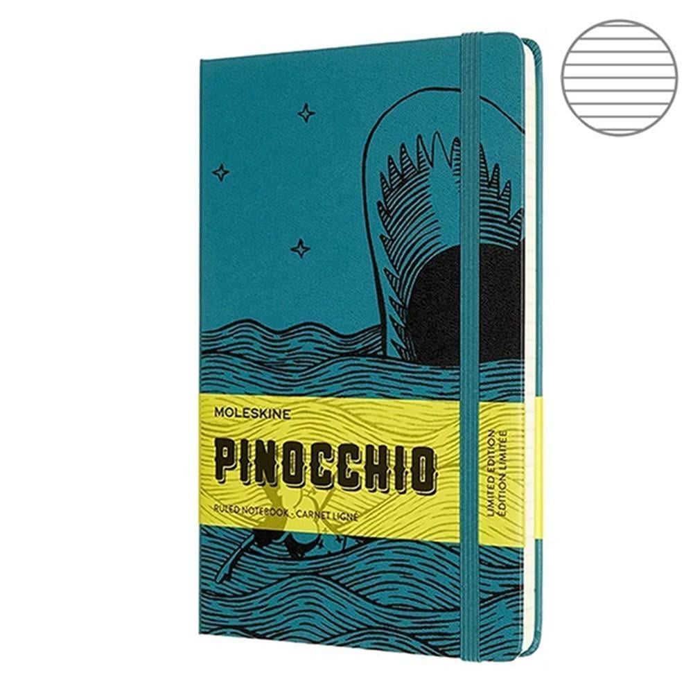 Блокнот Moleskine Pinocchio середній Бірюзовий (LEPIQP060B) - фото 2