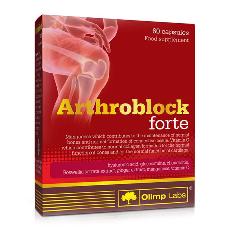 Комплекс для суглобів і зв'язок Olimp Arthroblock Forte 60 капс. (04555-01)