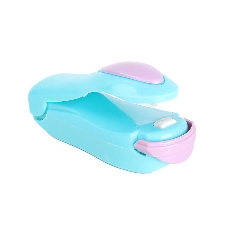 Запаювач пакетів Korea Type Mini Sealing з магнітом на батарейках Блакитний (R9422)