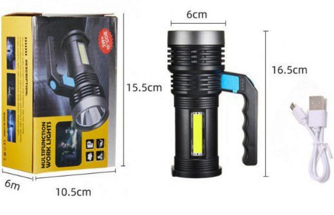 Ліхтар акумуляторний Multifuncion work lights 3W LED - фото 4