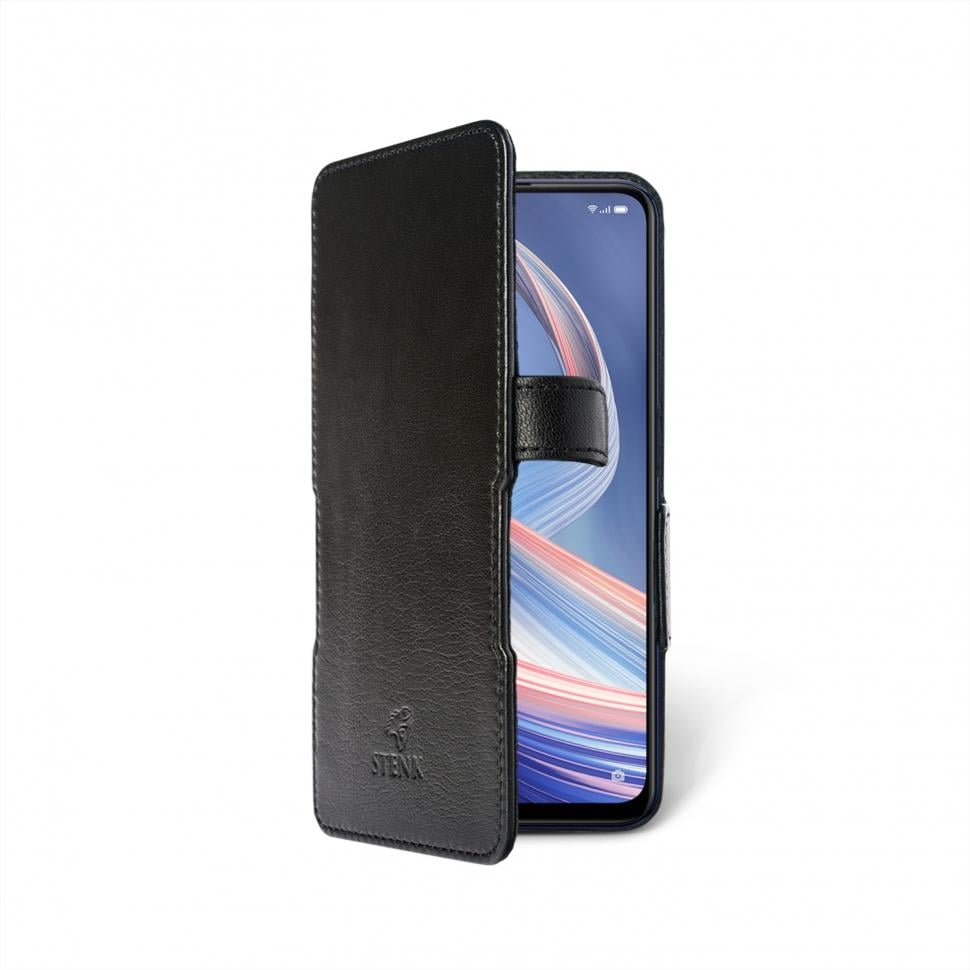 Чехол книжка Stenk Prime для OPPO A92s Черный (66355)
