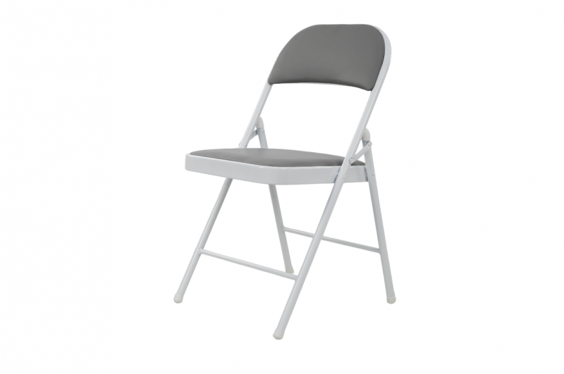 Стул раскладной Лайк Белый/Серый (33003662)