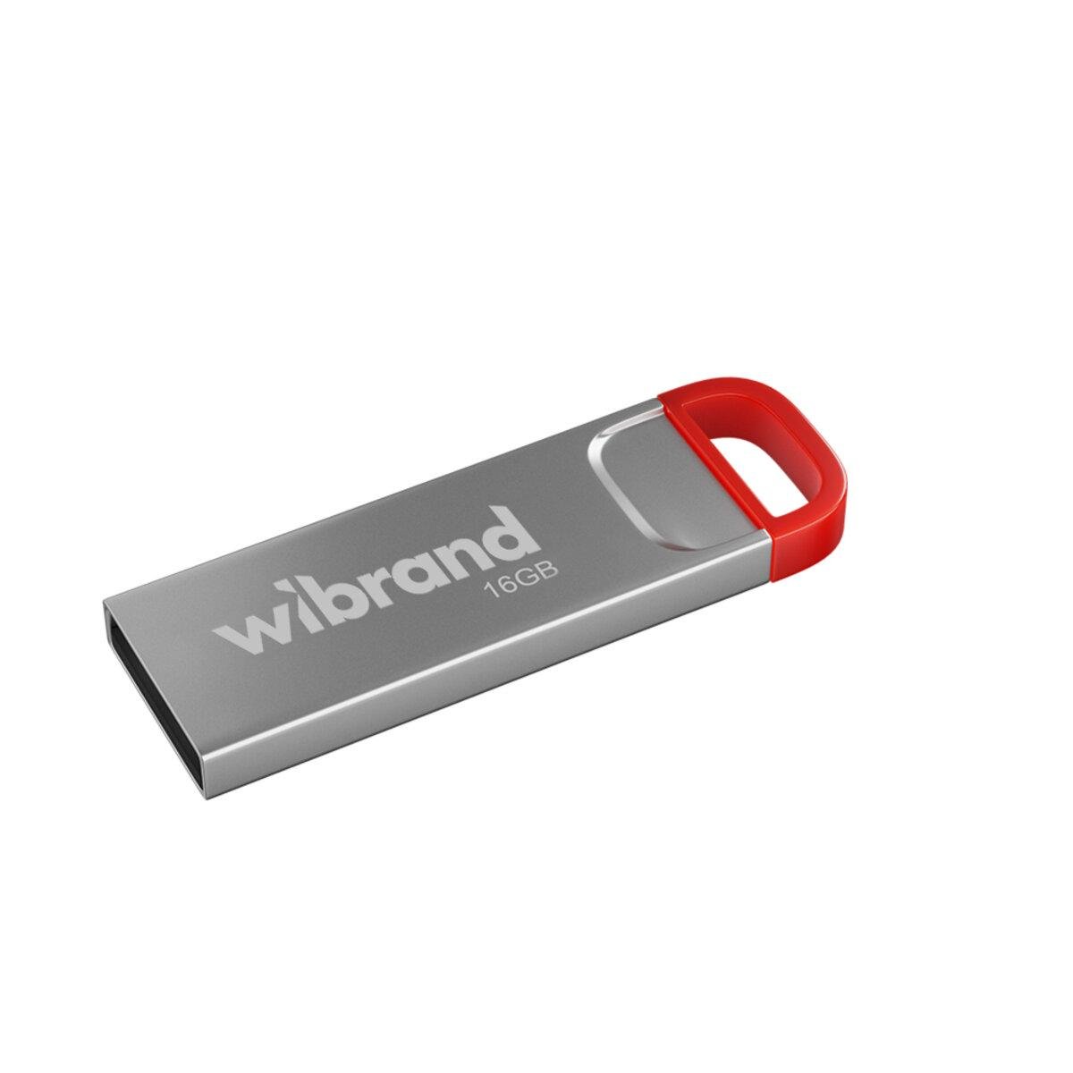 Флэш-память USB моноблок Wibrand WI2.0/FA16U7R USB 2.0 Falcon 16 Gb Red (602780)