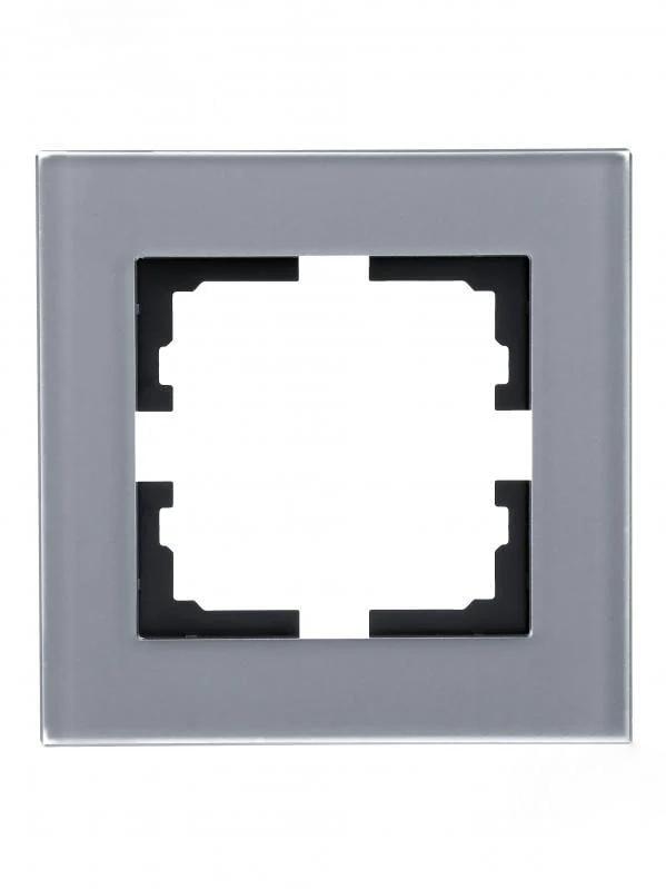 Рамка одномісна Vesna з боковою вставкою Графіт (742-3400-146)