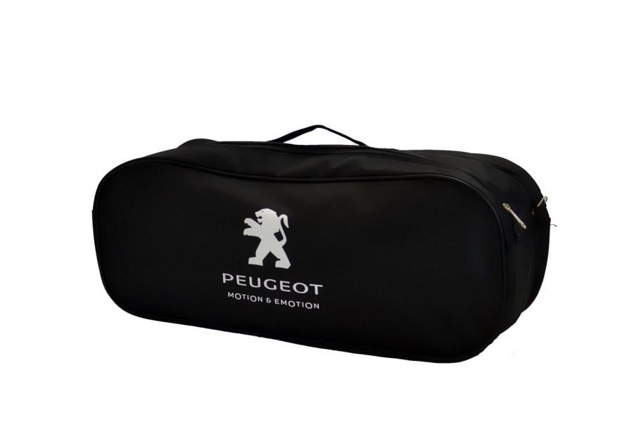 Сумка-органайзер автомобільна в багажник Peugeot 50x18x17 см Black (103815)