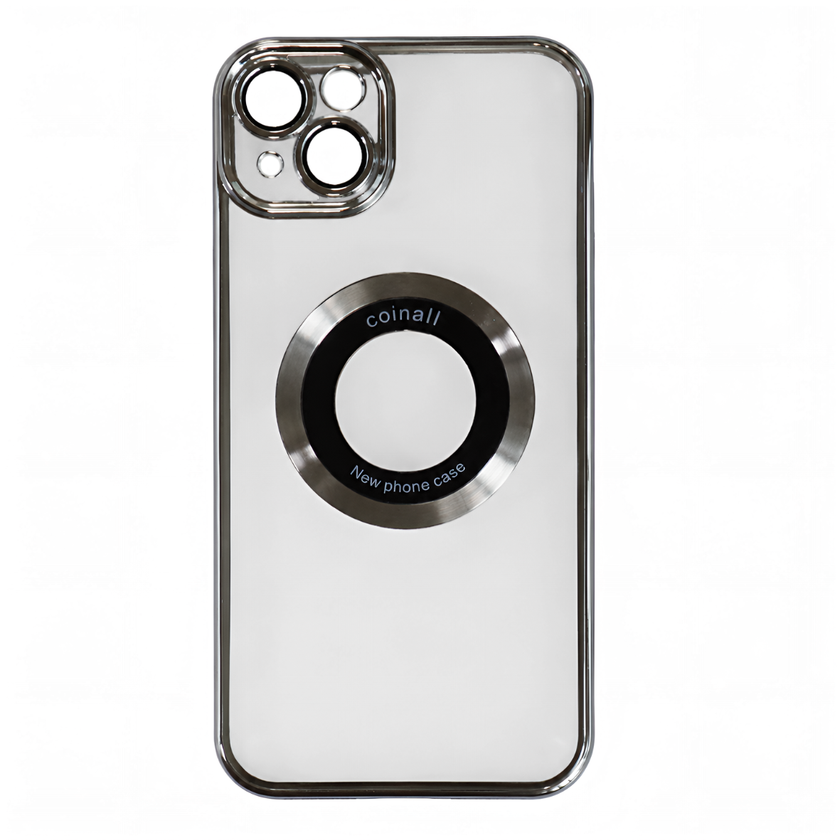 Магнитный чехол XON PhoneCase Magnetic для iPhone 14 Plus (PCMC1114200G 68055) Серый/Прозрачный