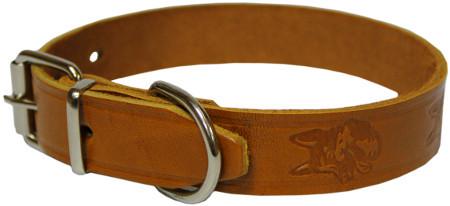 Ошейник для собак Лорд 3х32-46 м Рыжий