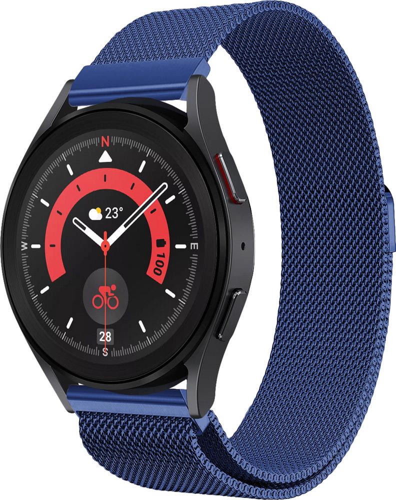 Ремінець Міланська петля Milano для Galaxy Watch 5 Pro Blue (29182-28)