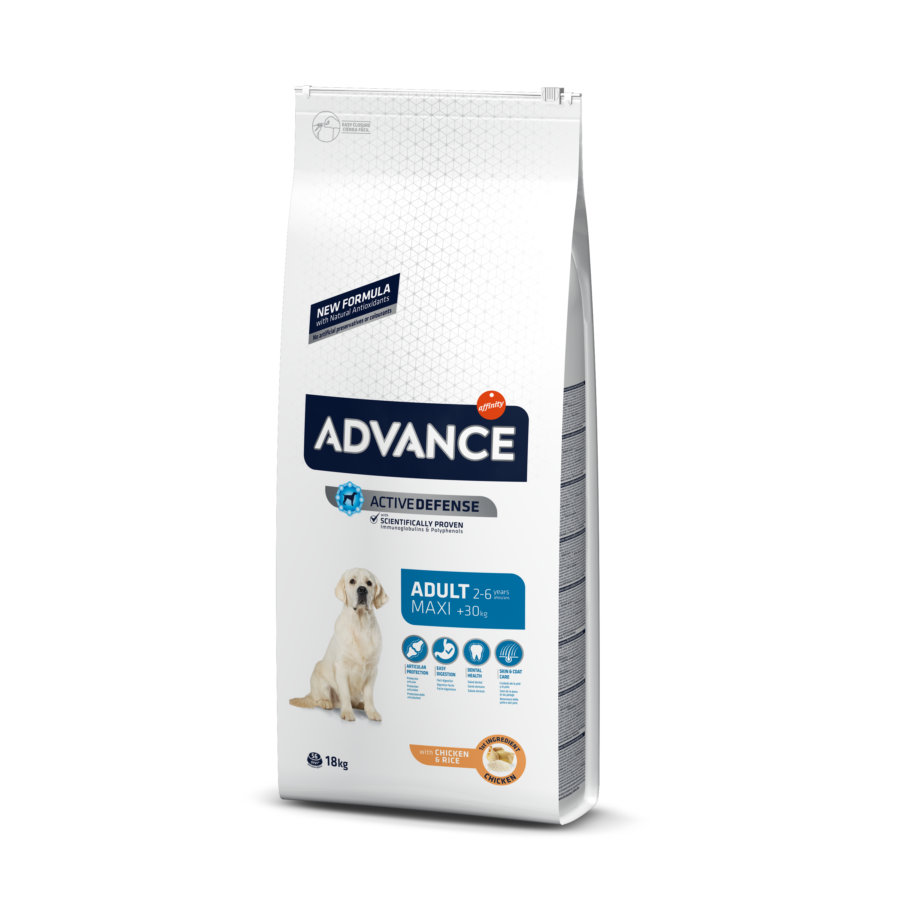 Корм сухой для собак Advance Dog Maxi Chicken & Rice 18 кг (922158)
