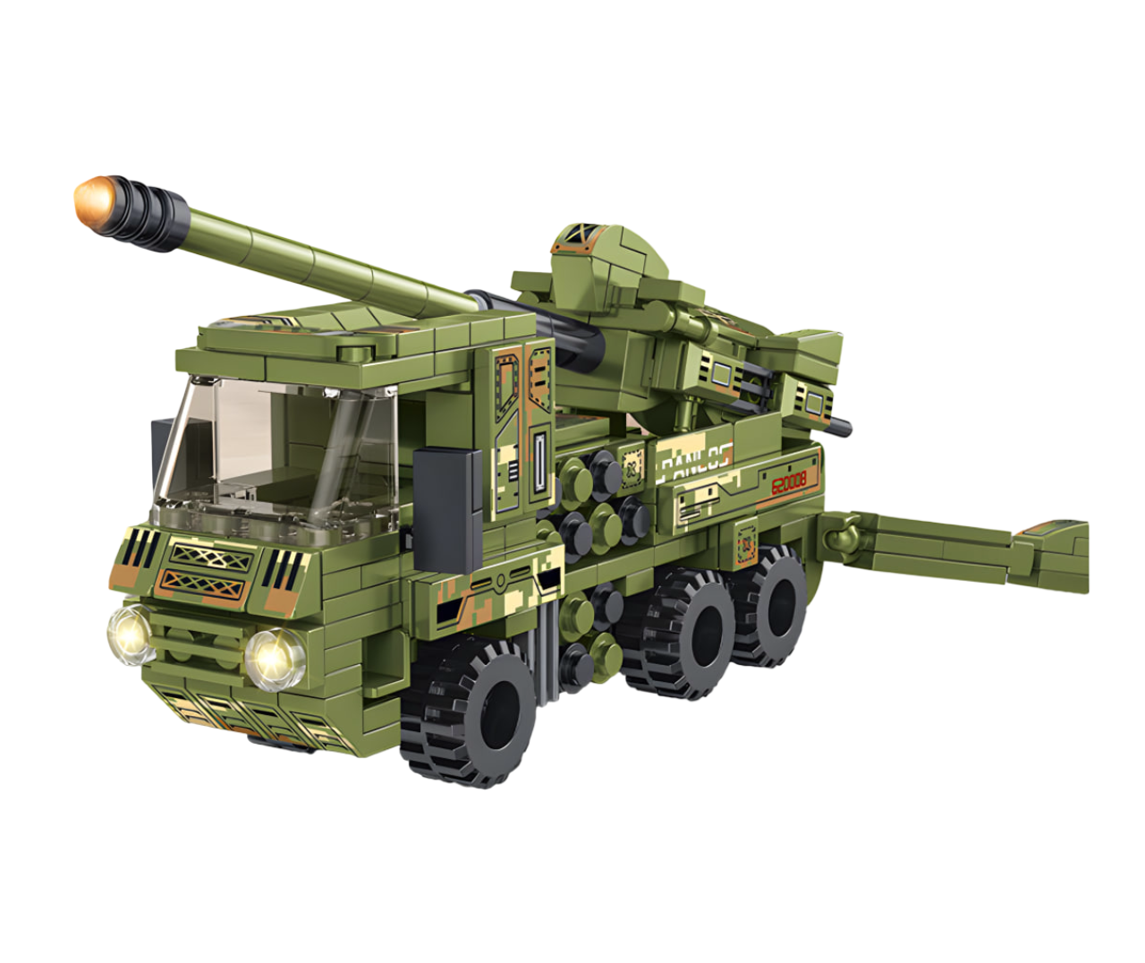 Конструктор 8в1 Военный транспорт 365 дет. (620008)