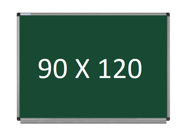 Доска магнитно-меловая UkrBoards в алюминиевой раме одноповерхностная школьная 90х120 см Зеленый (UB90x120G) - фото 2