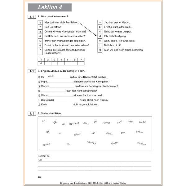 Книга Konstanze Frolich/Gabriele Kopp "Pingpong Neu 2 Arbeitsbuch" (ISBN:9783190116553) - фото 3