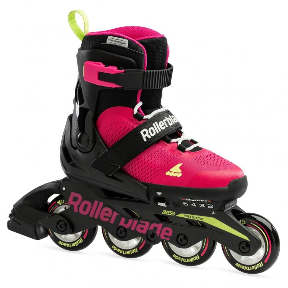 Ролики дитячі Rollerblade Microblade Pink Light Green р. 36,5-40,5 Рожевий/Світло-зелений