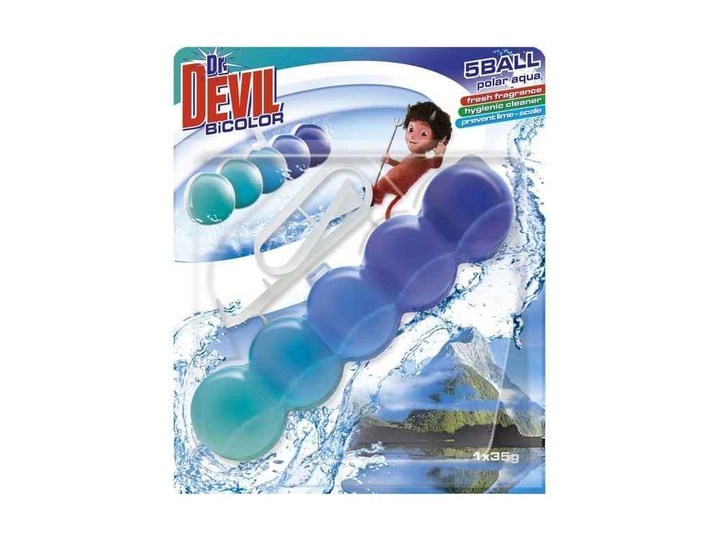 Блок для туалетів Dr.Devil BiColor 35 г Полярна Вода (899535)