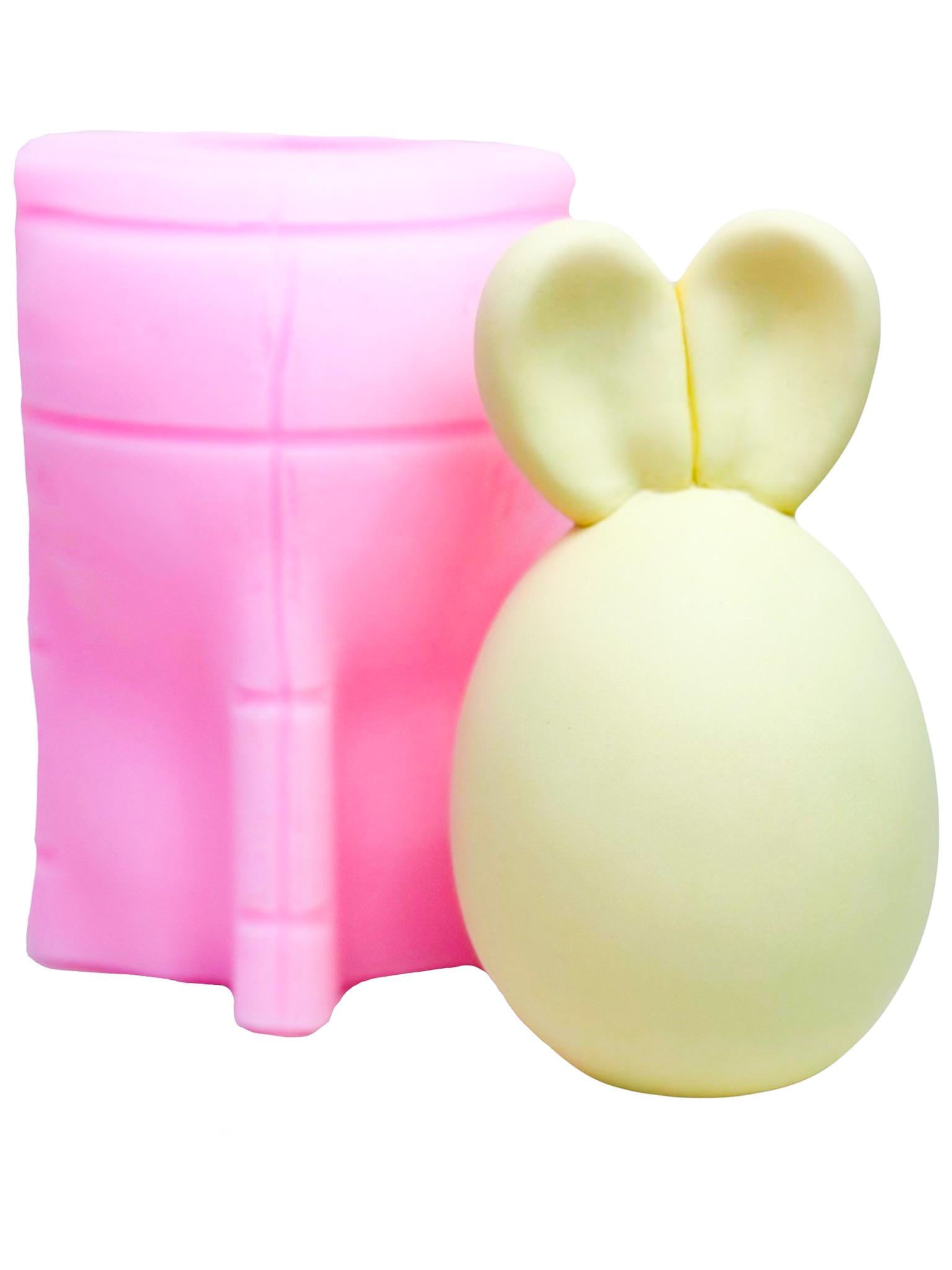 Молд силиконовый Яйцо с ушками 3 (13083)