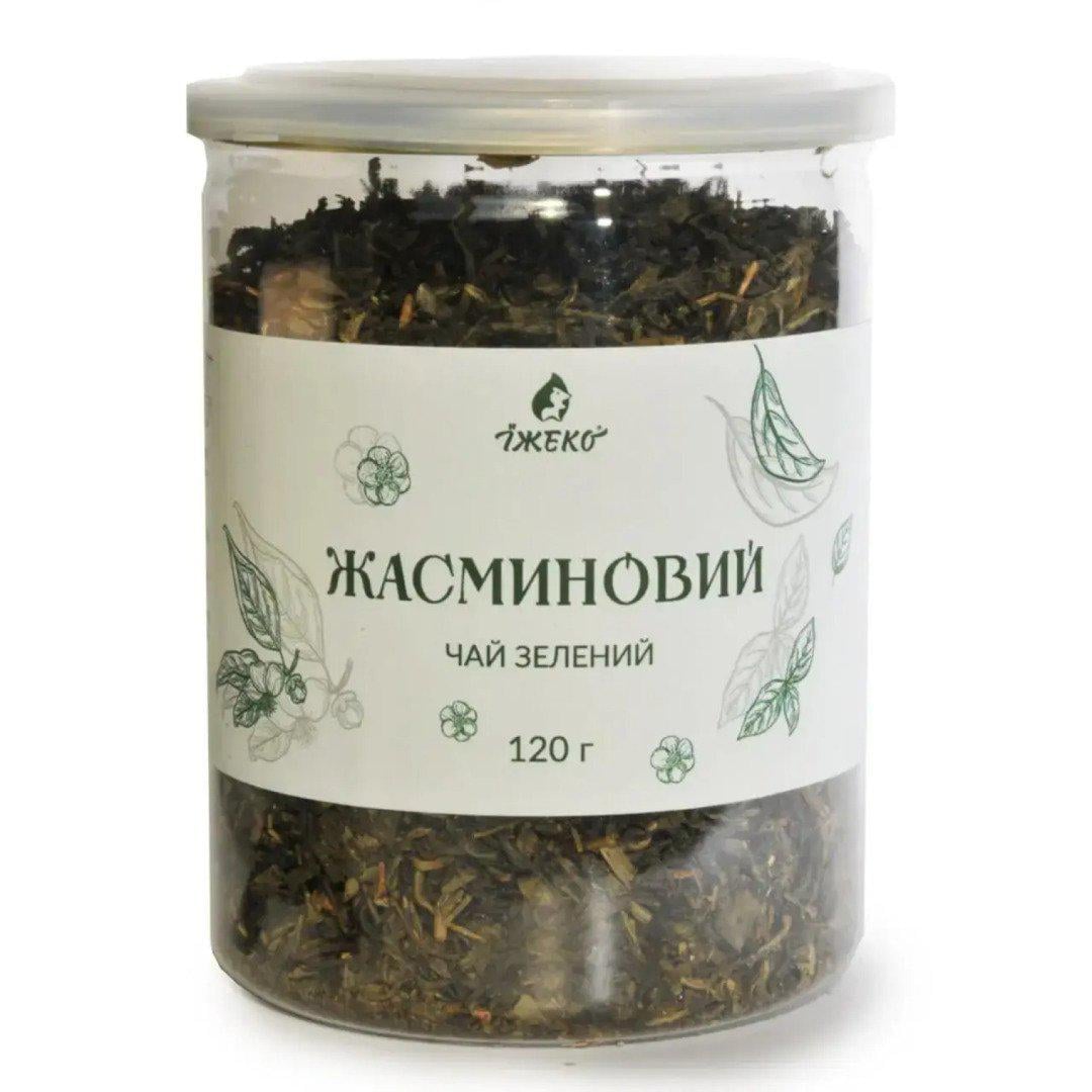 Чай зелений Жасминовий Їжеко 120 г (4820223985443)