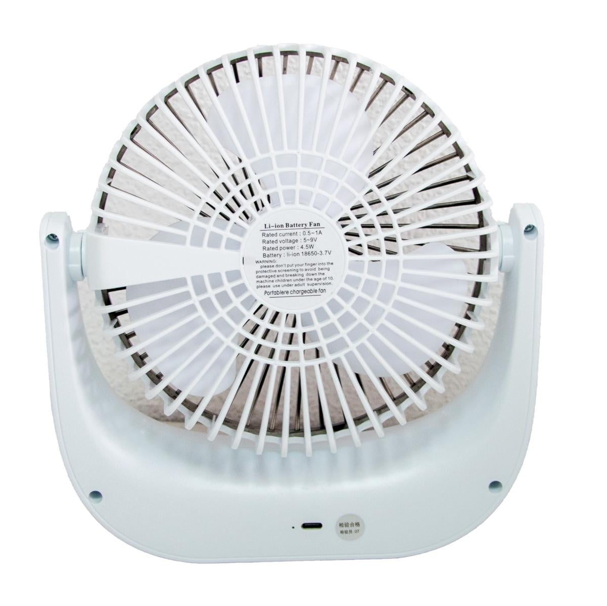 ᐉ Вентилятор аккумуляторный Fan Portable F138 4,5W Бело-красный