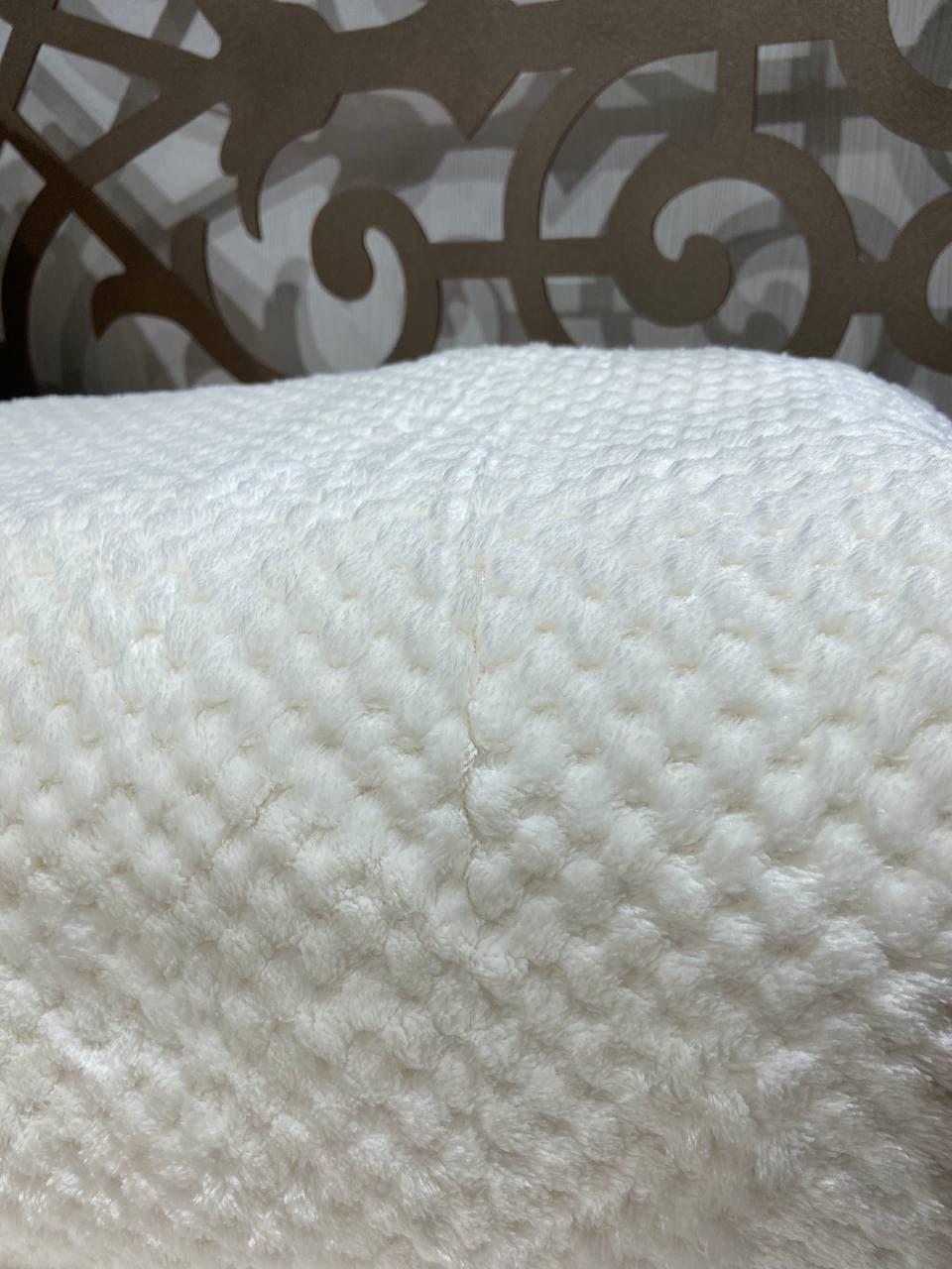 Плед Koloco Бамбук 150х200 см Молочный - фото 4