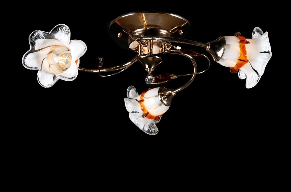 Люстра с плафонами Ray L317/3 FGD+BRN (IR005659)