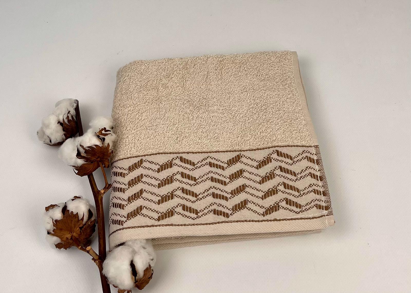 Полотенце Altinbasak Pera Luca 50x90 см Бежевый (CN28202)