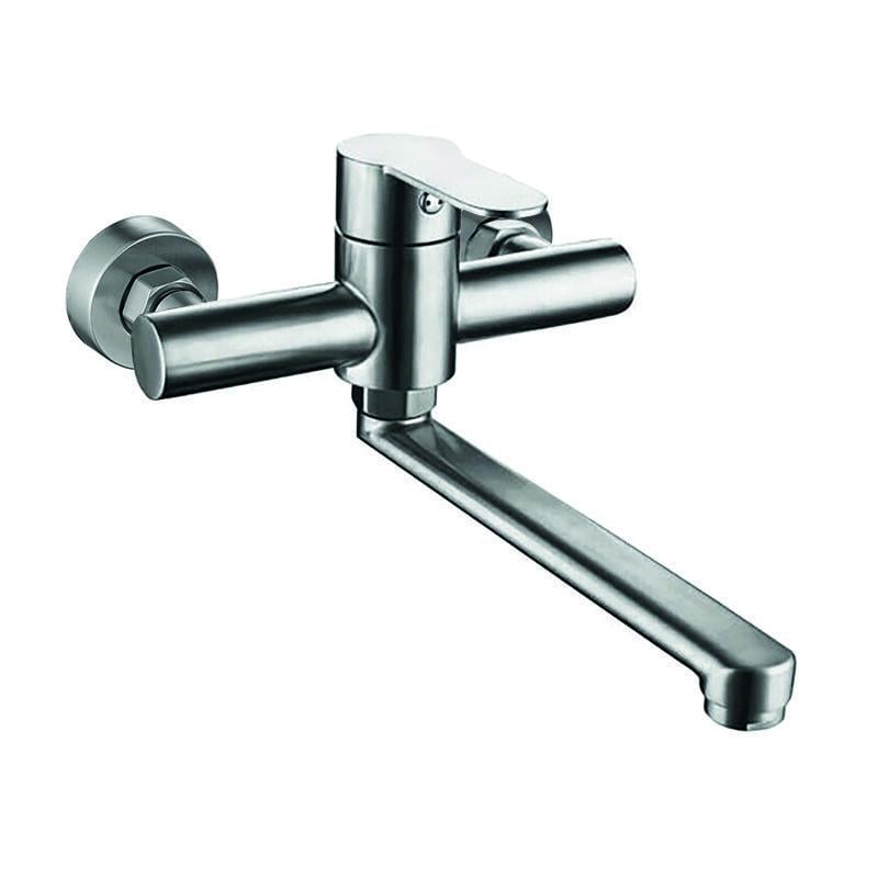 Смеситель для кухни Zerix DAX-005 настенный из нержавеющей стали SUS304 (ZX4814)