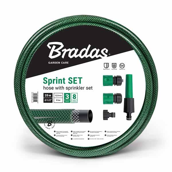 Шланг для полива Bradas SPRINT 1/2" 20 м с набором для подключения (WFS1/220SET)