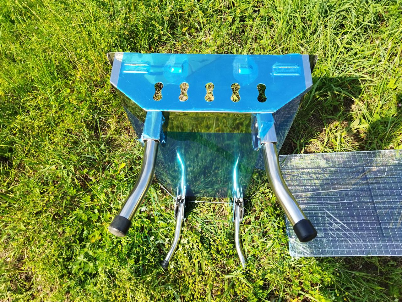 Мангал переносний портативний зі знімною решіткою (881 CA-10) - фото 4 Мангал переносний портативний зі знімною решіткою (881 CA-10) - фото 4