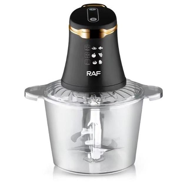 Блендер RAF R.7041 2 швидкості подрібнення 800 Вт Чорний (0134)