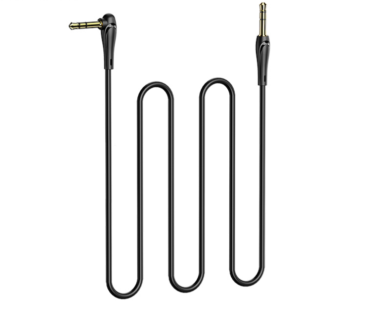 Кабель AUX аудиокабель Hoco UPA14 200 см Черный