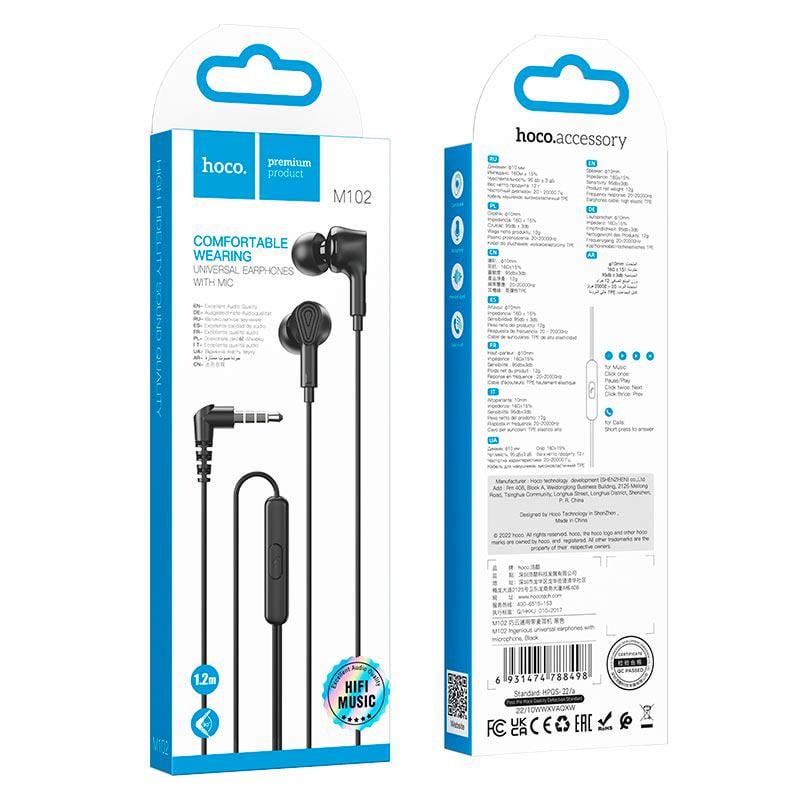 Наушники Hoco Ingenious M102 Black (568648) - фото 5
