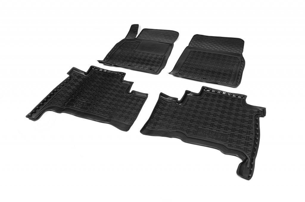 Коврики автомобильные с бортиком 2012-2021 для Toyota Land Cruiser 200 Autogumm резина (68835)