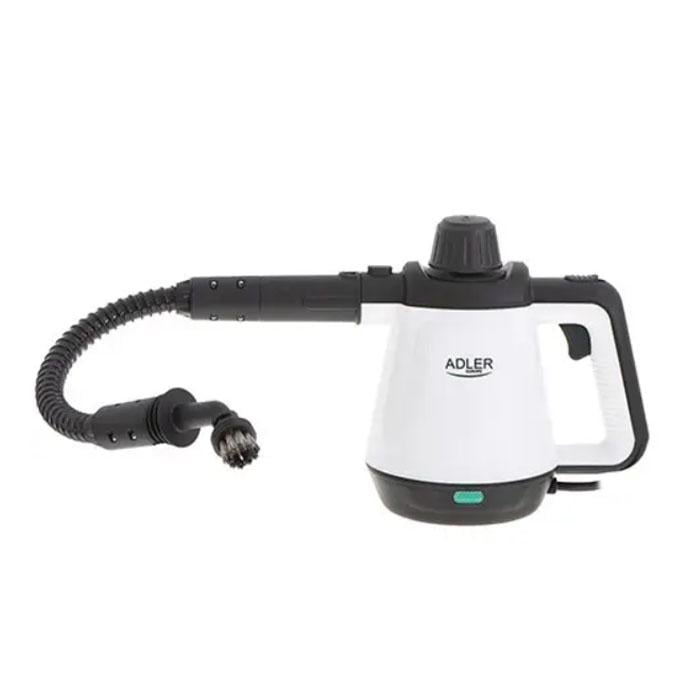 Пароочиститель для дома и автомобиля Adler AD 7038 ручной электрический 2 кВт 450 мл Белый с черным (4653) - фото 5