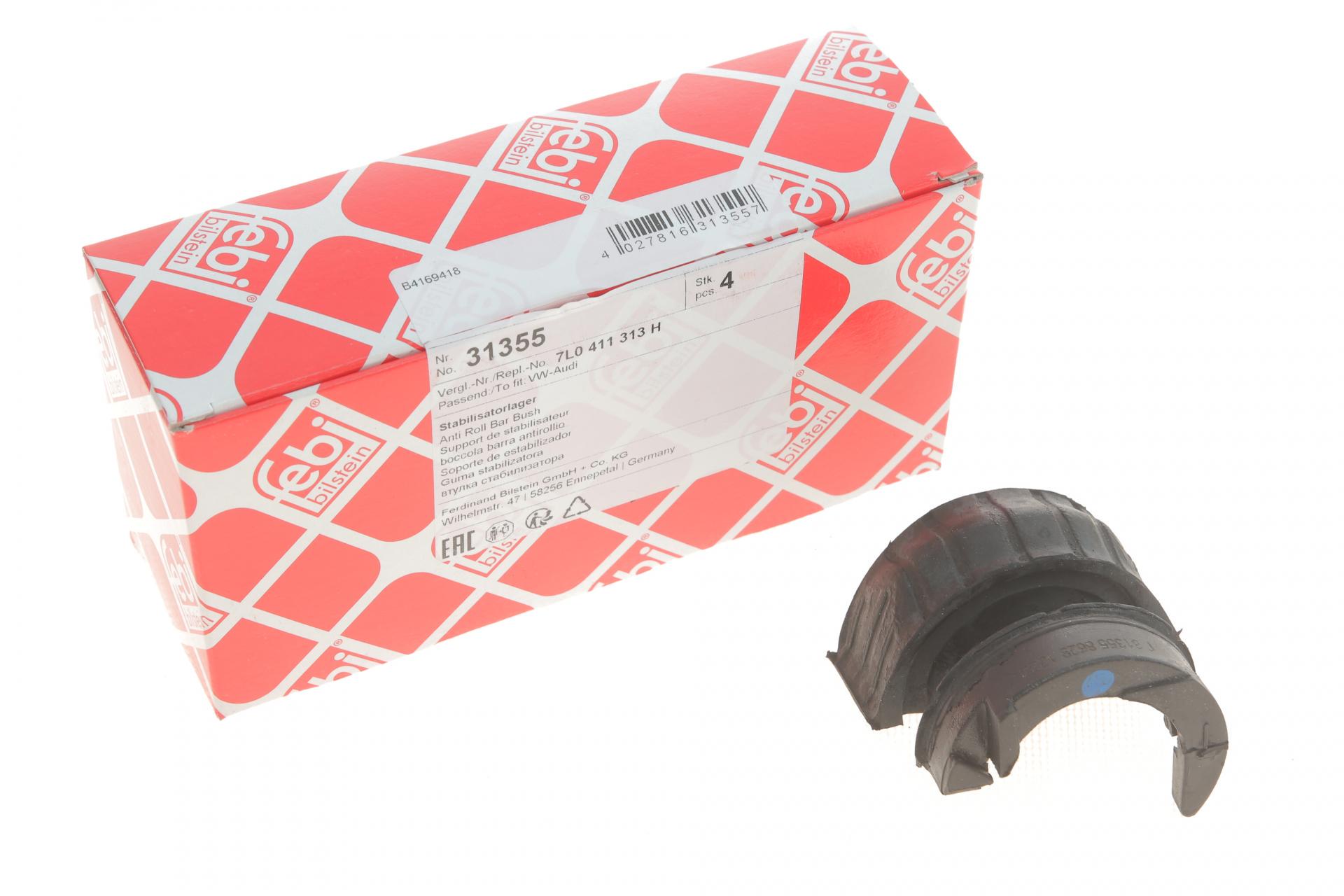 Втулка стабилизатора переднего FEBI BILSTEIN VW Touareg 2.5TDI 02-10 (31355)