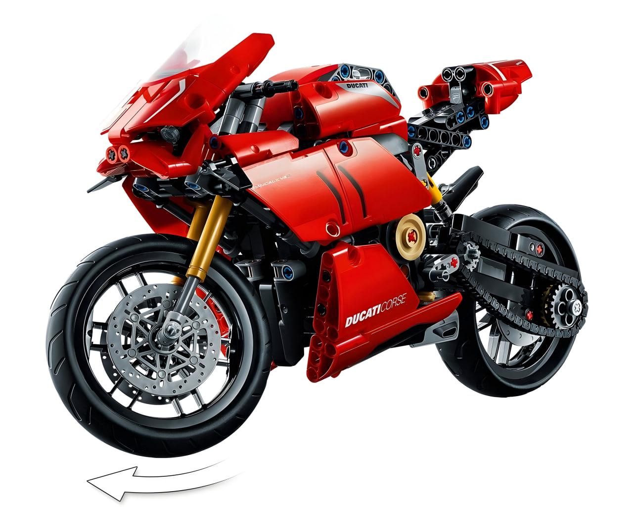 Конструктор Technic Ducati Panigale V4 R 646 деталей (10272) - фото 2 Конструктор Technic Ducati Panigale V4 R 646 деталей (10272) - фото 2