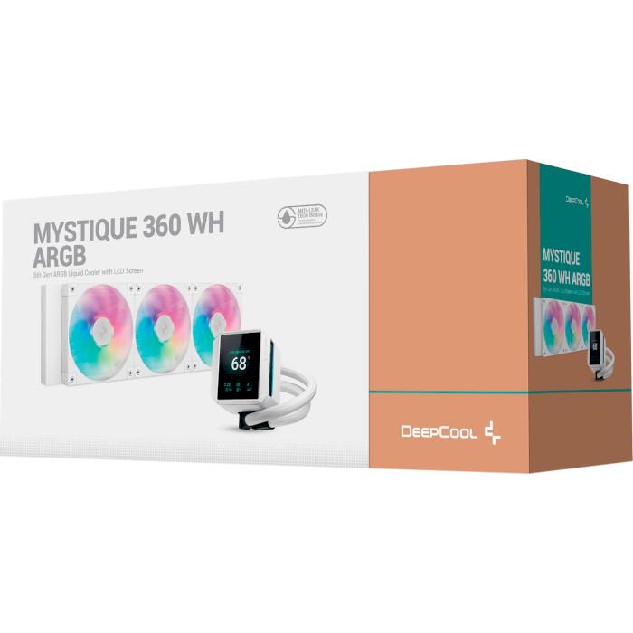 Система водяного охлаждения DeepCool Mystique 360 360 мм LCD ARGB White (R-LX360-WHDSNMCP-G-1) - фото 6 Система водяного охлаждения DeepCool Mystique 360 360 мм LCD ARGB White (R-LX360-WHDSNMCP-G-1) - фото 6