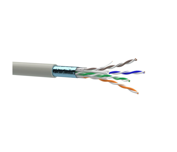 Кабель кручена пара Одескабель КПВнг-HFЕ-ВП 250 4х2х0,51 F/UTP-cat.6-SL LSFROH CU екранований для внутрішніх робіт 305 м Кабель кручена пара Одескабель КПВнг-HFЕ-ВП 250 4х2х0,51 F/UTP-cat.6-SL LSFROH CU екранований для внутрішніх робіт 305 м