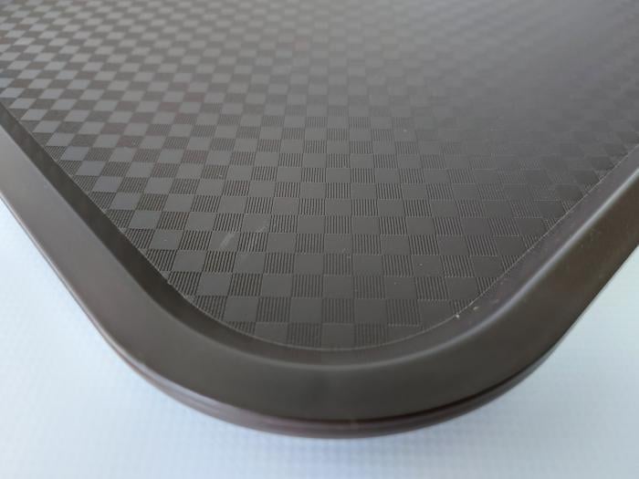 Поднос пластиковый прямоугольный для столовой 42х30,5/38х27х2 см (18102) - фото 3 Поднос пластиковый прямоугольный для столовой 42х30,5/38х27х2 см (18102) - фото 3