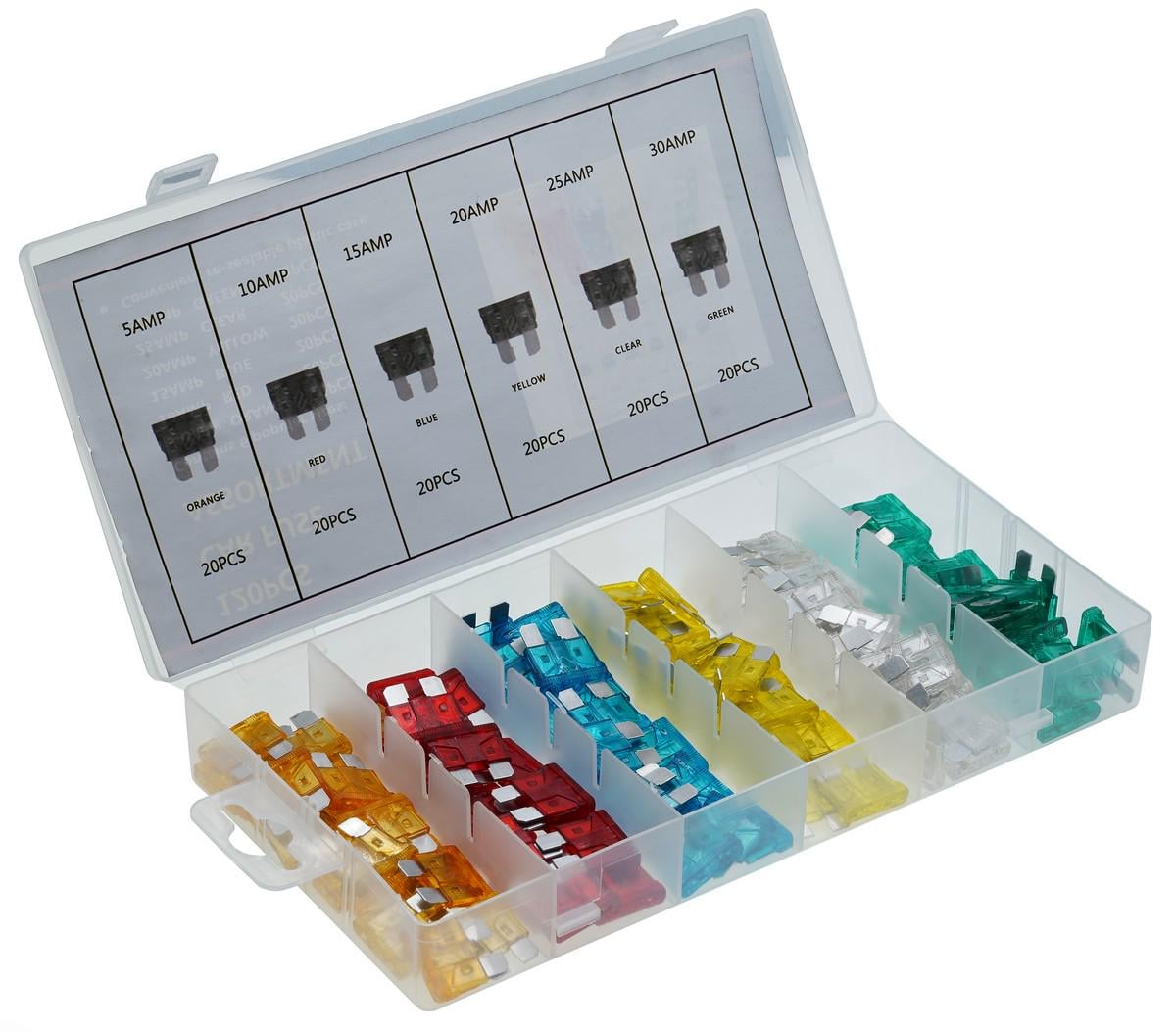 Комплект предохранителей 120 шт. 6 видов (rest1857)