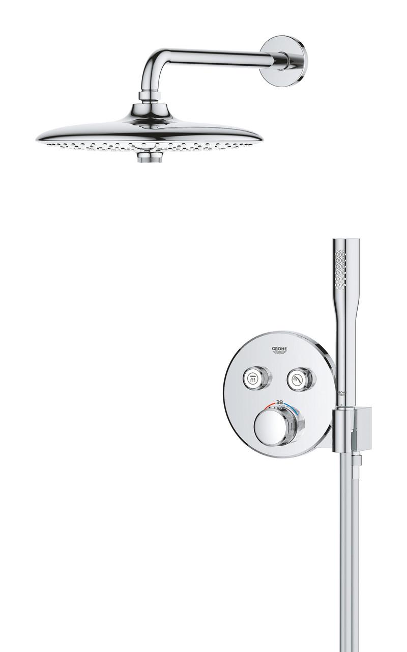 Душова система прихованого монтажу з Euphoria 260 Grohe Grohtherm SmartControl (34867000) - фото 3