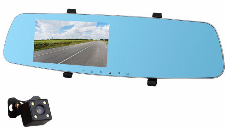 Відеореєстратор Atrix JS-X4000 Full HD Smart Mirror Dual Cam Steel (x4000stl) - фото 2 Відеореєстратор Atrix JS-X4000 Full HD Smart Mirror Dual Cam Steel (x4000stl) - фото 2