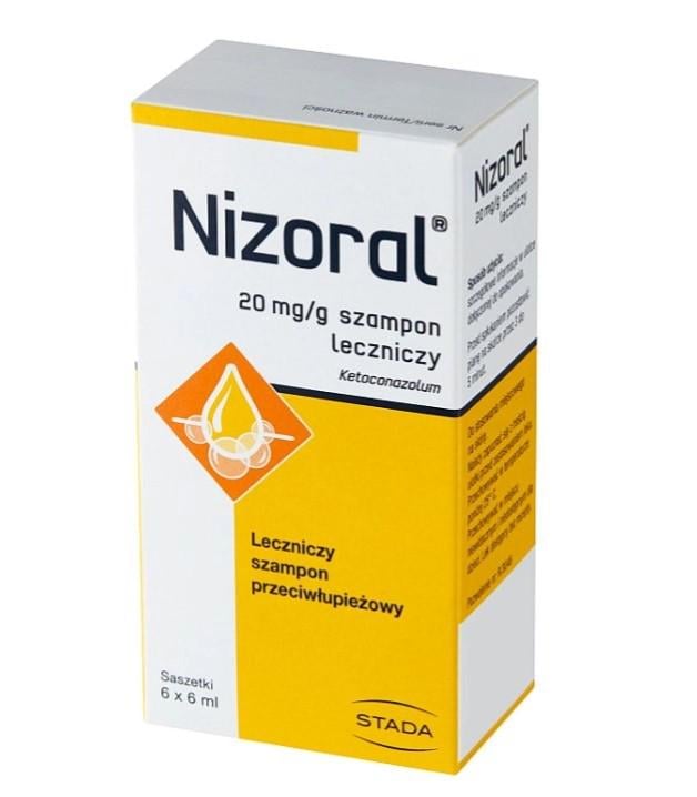 Шампунь против перхоти Nizoral 20 мг/г 6х6 мл (34617621)
