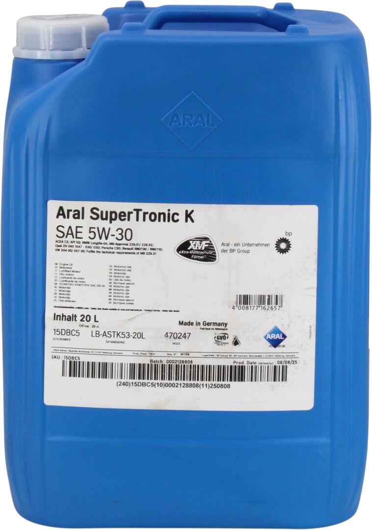 Моторная смазка бензин/дизель Aral SuperTronic K 5W-30 20 л