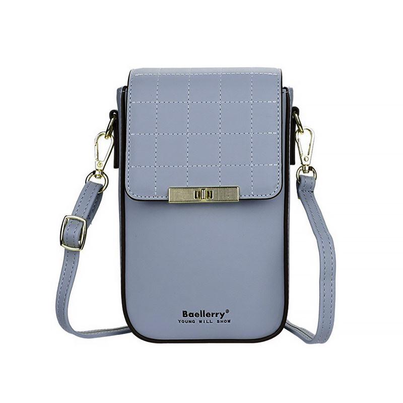 Женский кошелек-сумка Baellerry N8612 Light Blue