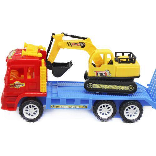 Набор машинок Автовоз+экскаватор 27х13х10 см Yellow (200839)