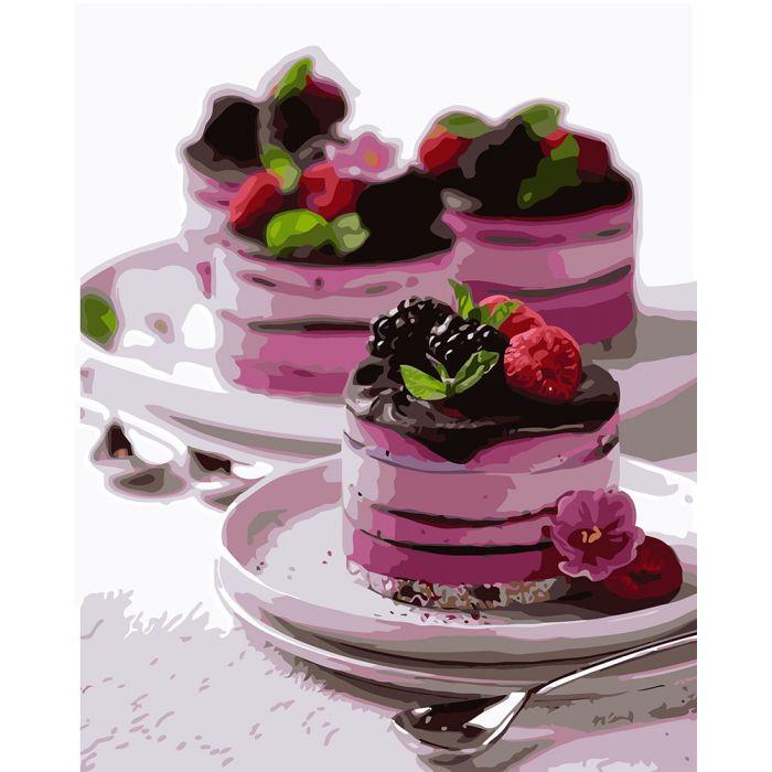 Картина по номерам Ідейка Десерт для души 40х50 см (KHO5584)