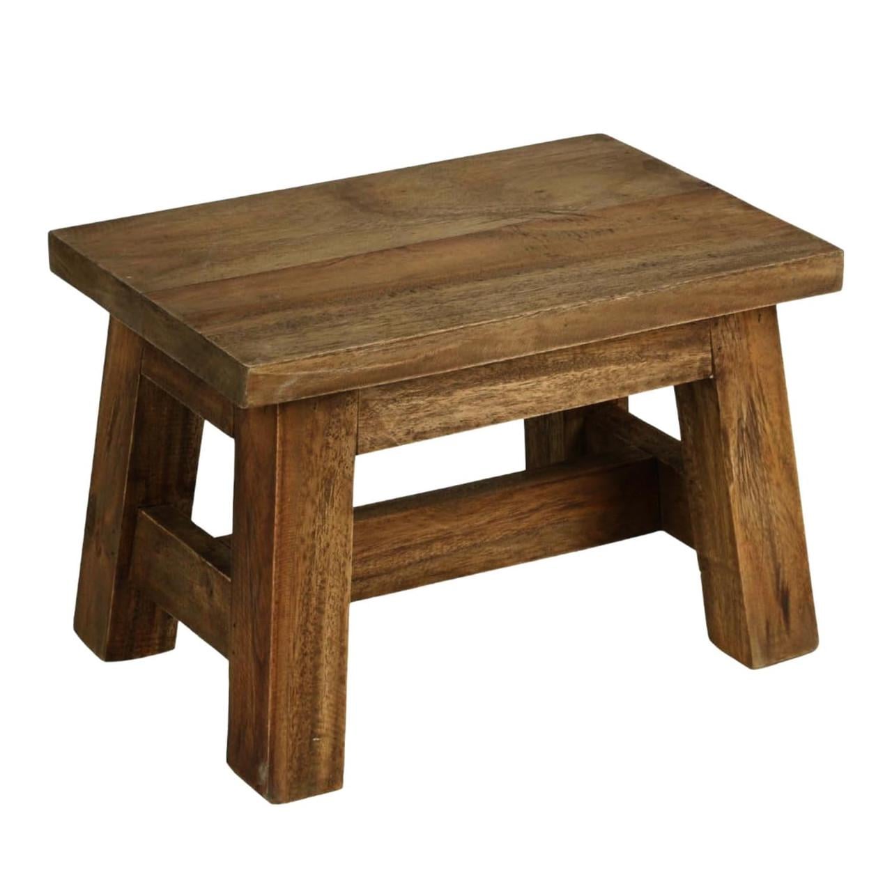 Табурет для ванной из дерева Казарино Корица (ТВН-004233)